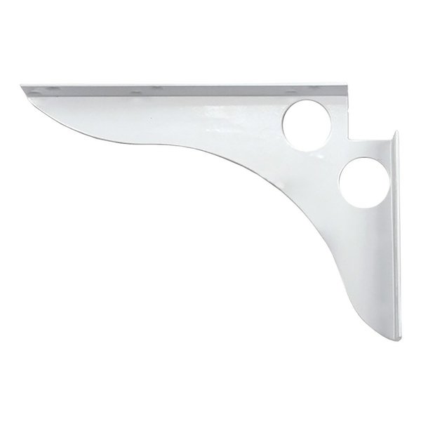 Fastcap Speed Brace 8 in. x 12 in. White Heavy-Duty Shelf Bracket FC.SB8X12WH